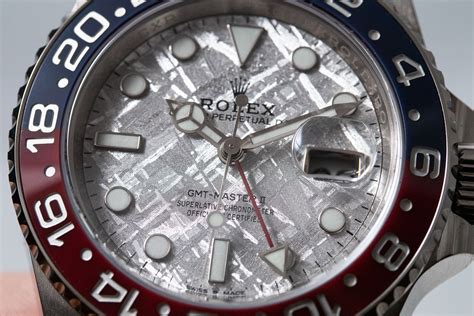 rolex pepsi white gold meteorite|rolex pepsi meteorite retail price.